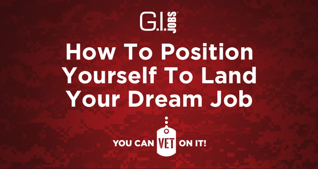 How To Position Yourself To Land Your Dream Job